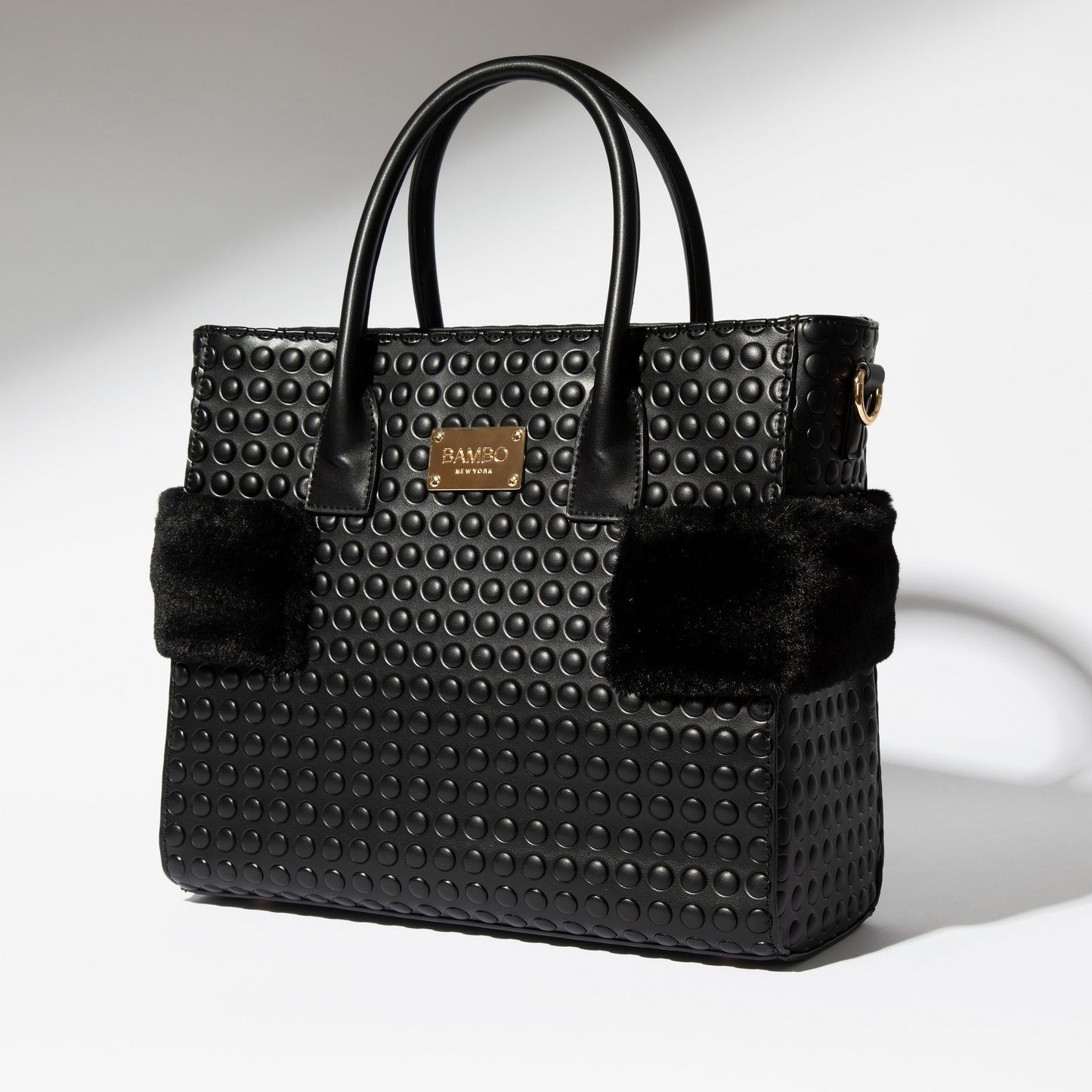 Titi fur bubble handbag