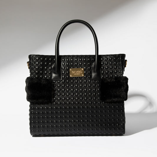 Titi fur bubble handbag