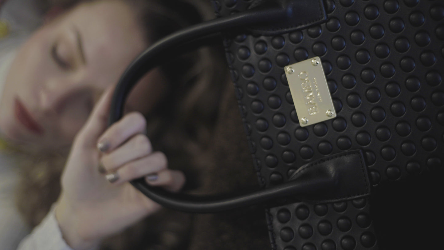 Titi fur bubble handbag