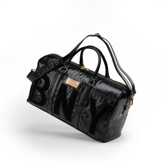 BNY engraved duffle bag