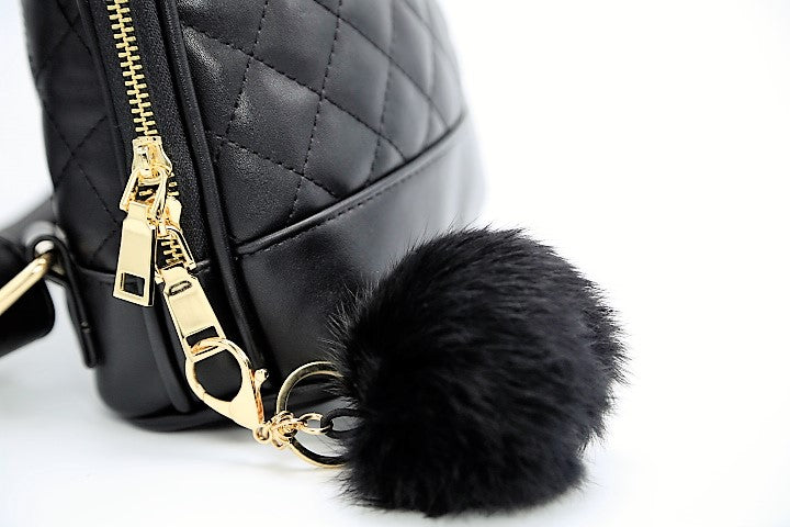 Bambo quilted mini backpack